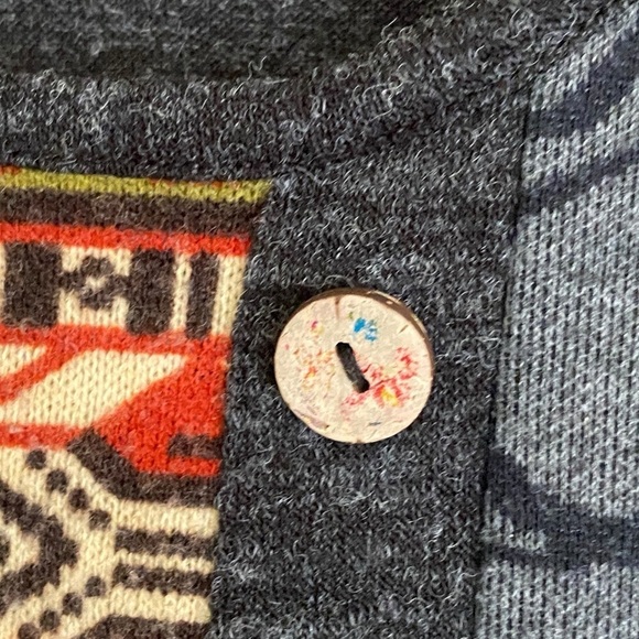 ADORE Knit Dress Aztec Coastal Cowgirl Patchwork Long Sleeve Southwest Large - Picture 10 of 12